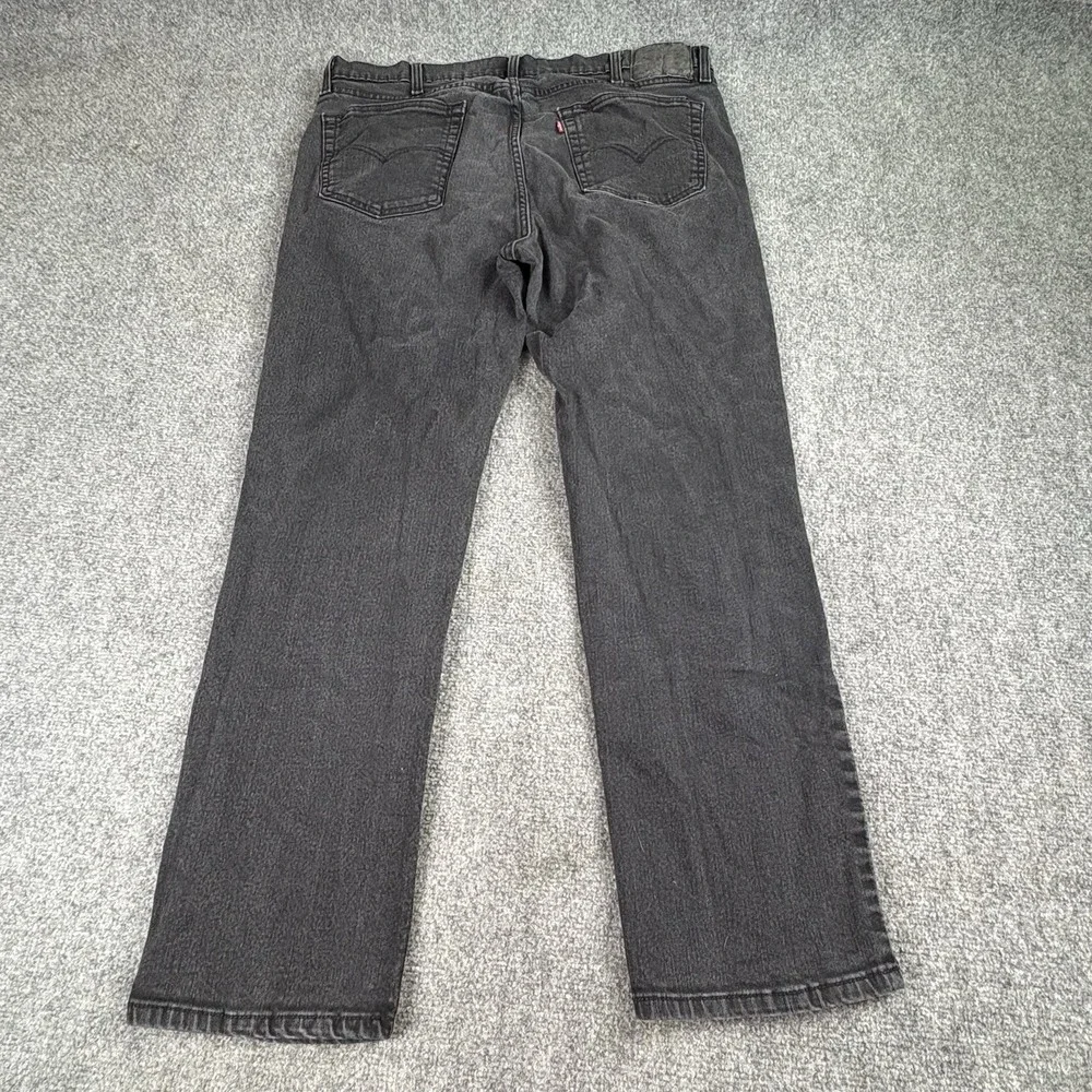 Levi's 541 Athletic Fit Jeans Men 40x30 Black Stretch Tapered Grunge Y2K Utility